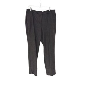 Talbots Pants Black White Speckled Trousers Business Casual Work Office Size 14‎